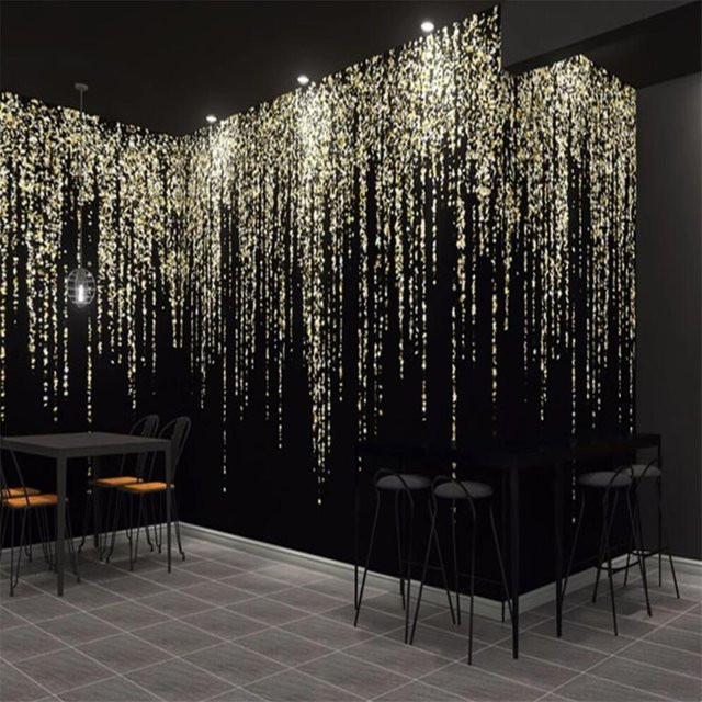 3D Wandtapete mit Musik- und Grill-Motiv als selbstklebende Wandmalerei für KTV-Bars, Hotels und Wohnräume - Bild 1