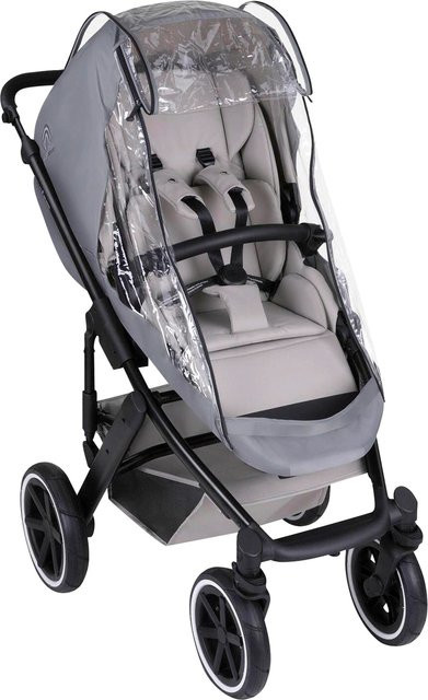 ABC Design Regenschutz 4 Seasons Sport für Kombi-Kinderwagen grau mit Reflexionsfunktion - Bild 1