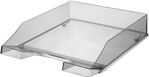 HAN 1026-X-24 KLASSIK Briefablage für DIN A4 und DIN C4, Transparent, Grau, B: 34,8 cm, T: 25,5 cm, H: 6,5 cm - Bild 1