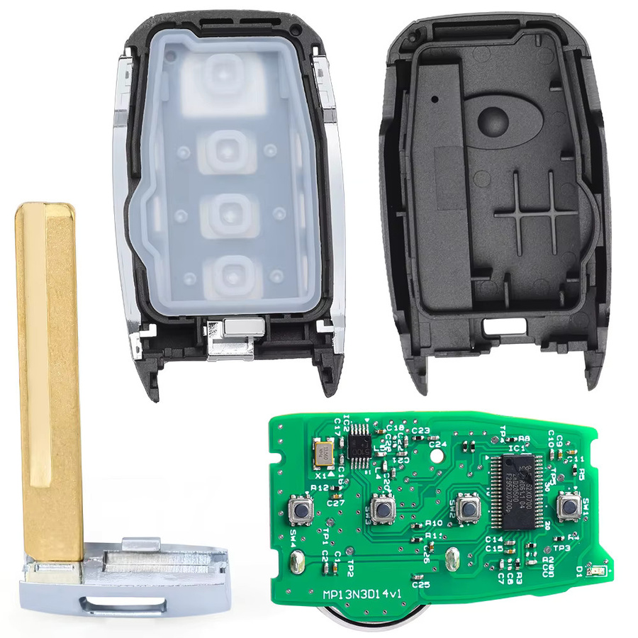 KEYECU Smart Remote Key für KIA Sorento 2019 2020, P/N: 95440-C6100, TQ8-FOB-4F06, 433 MHz, ID47 Chip, Keyless-Go, Schwarz - Bild 2
