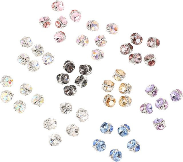 Koogeelife Nagelkunst Charms, 50 Stück, White, Glänzend - Bild 1