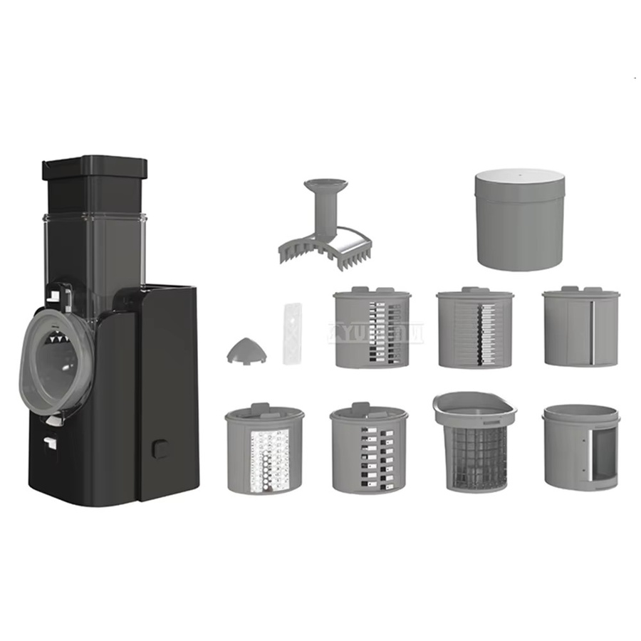 YunlinLi 7-in-1 Multifunktionaler Gemüseschneider als Küchenhelfer zum Schneiden, Würfeln und Zerkleinern - Bild 3