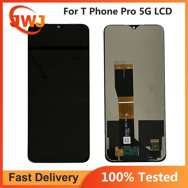 LCD-Bildschirm und Digitizer Vollbaugruppe für T Phone Pro 5G in Grau von HF Phone-Spare Parts - Bild 1