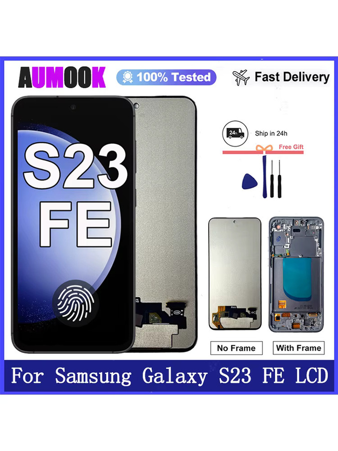 Samsung Galaxy S23 FE AMOLED Display mit Touchscreen Digitizer Einheit in Schwarz - Bild 4