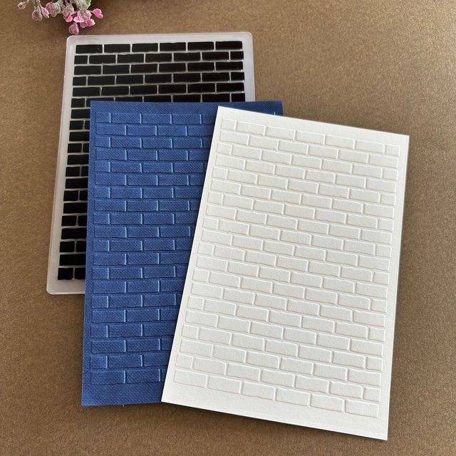 Geprägter Kunststoffordner mit Tapetenmustern für DIY-Kunststoffcollagen und Fotoalbum-Dekorationen - Bild 1