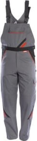 PLANAM Latzhose Highline in Schiefer und Schwarz mit Holstertaschen, Konfektionsgröße DE: 28 - Bild 1