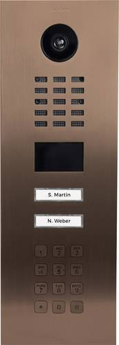 DoorBird D2102KV Türsprechanlage LAN Außeneinheit in Bronze-Optik - Bild 1