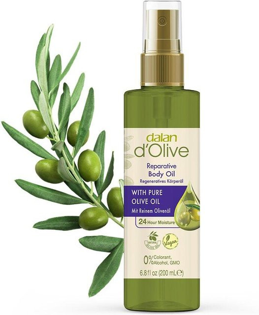DALAN d'Olive Reparatives Körperöl, 200 ml, Olive, Sesam - Bild 1