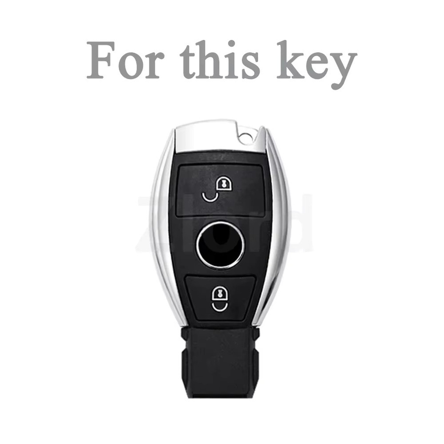 JAMEO AUTO TPU Schlüsselhülle für Mercedes Benz A C E S G Klasse GLA CLA GLK GLC CLS W204 W463 W176 W251 W205 AMG Fernbedienung Schlüssel Abdeckung - Bild 2
