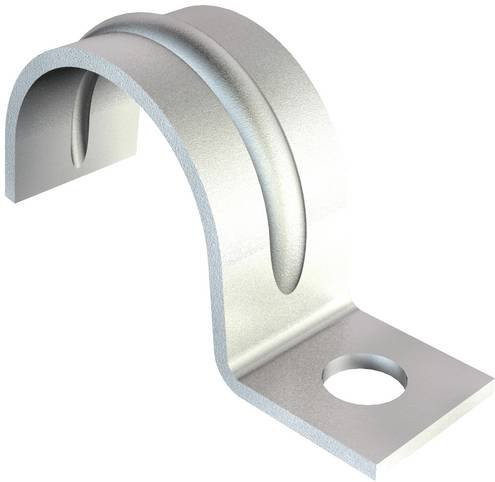 OBO Bettermann 1009230 Befestigungsschelle aus Metall in Silber, 100 Stück - Bild 1