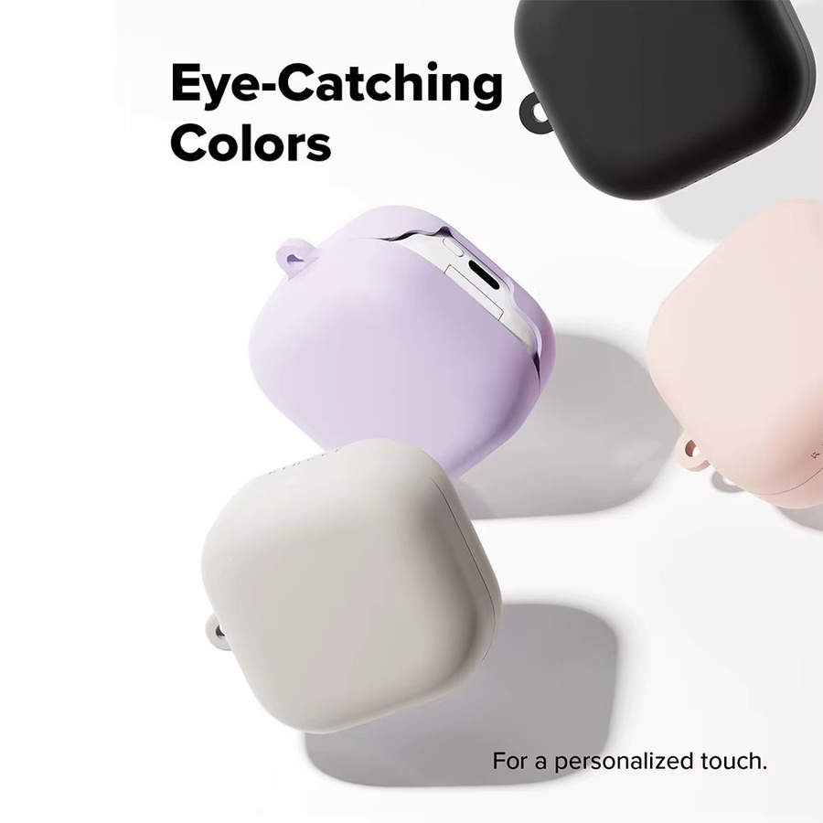 Silikon Kopfhörerhülle mit Haken für Samsung Galaxy Buds 4 Pro, transparent - Bild 2