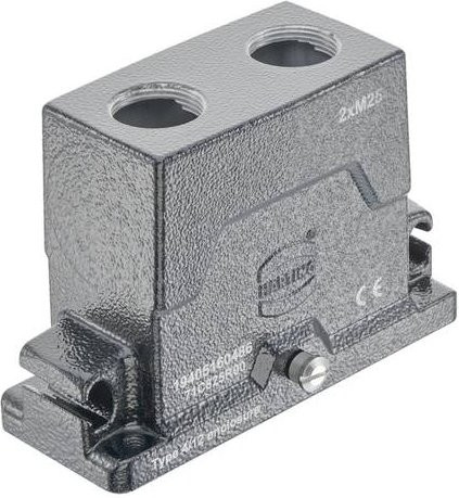 HARTING Tüllengehäuse 19 40 516 0486 19405160486 aus Aluminium in Silber - Bild 1