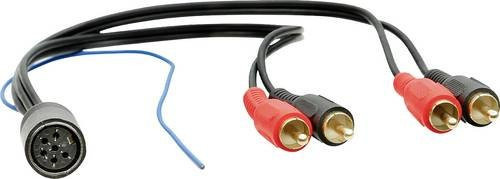 ACV 13-1352-50 ISO Radioadapterkabel Aktiv Schwarz Passend für Volvo - Bild 1