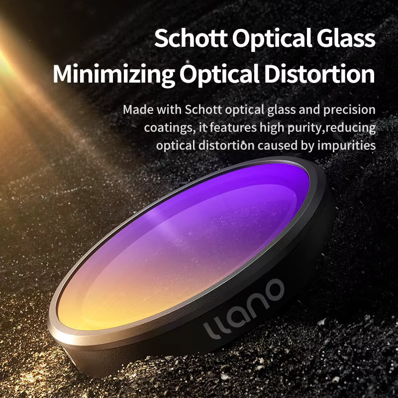 LLano ND CPL Filter Kit für DJI Action 5 Pro, Action 4 und Action 3 in Schwarz mit ND8/16/32 Filtern und Objektivschutz - Bild 2