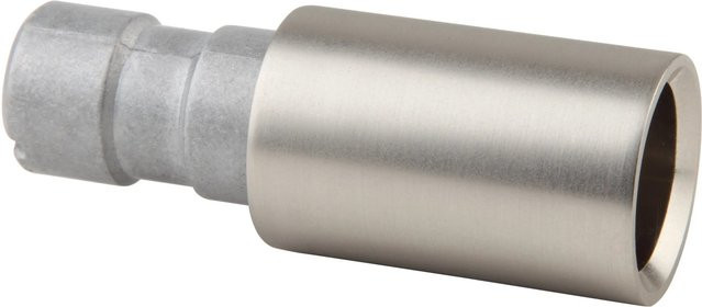 Mydeco Gardinenstangen-Trägerverlängerung Function in Edelstahl-Optik, Silber, Durchmesser: 2,5 cm - Bild 1