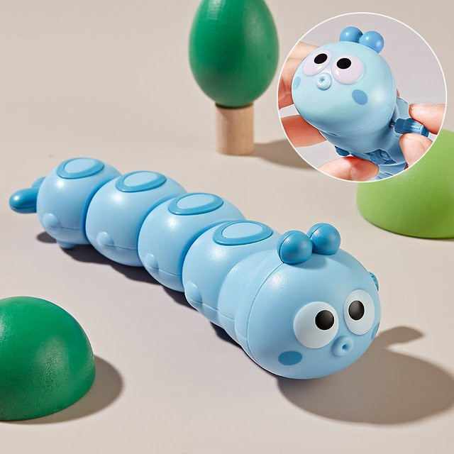 GGbell Kinder-Raupe-Cartoon, interaktives Baby-Krabbelspielzeug, Tiere - Bild 1