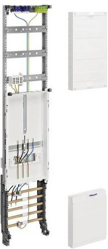 Hager ZH43X9S Komplettfeld Verteiler für Verteilungstafel in Weiß aus Stahl, Breite: 120,0 cm, Höhe: 20,5 cm - Bild 1