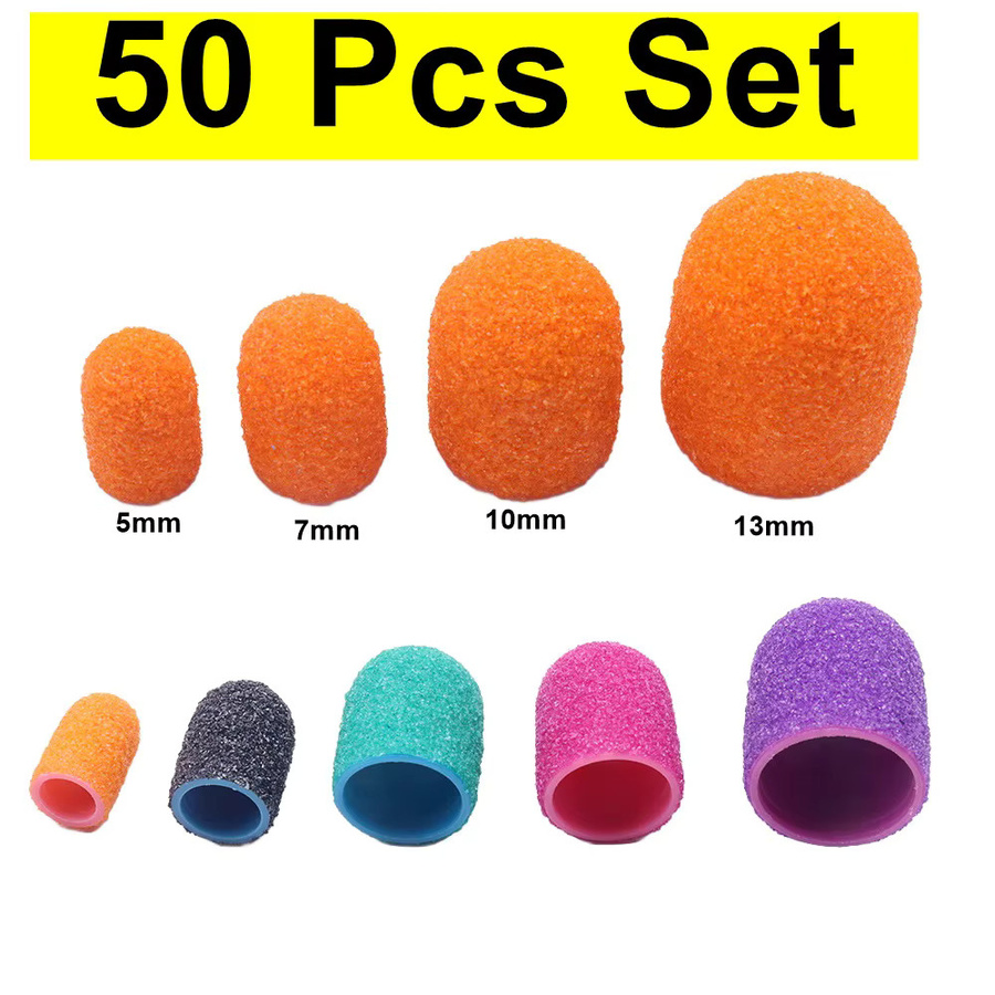 Easy Nail Schleifkappen für Nagelschneider, 50 Stück, 5 mm - 13 mm - Bild 2