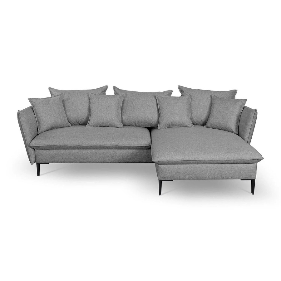 Pascal Morabito Schlafsofa Lazare in Grau mit L-Form und Stoffbezug, Breite: 258 cm - Bild 2