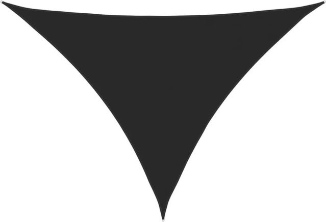 Furnicato Sonnensegel aus PU-beschichtetem Oxford-Gewebe, dreieckig, Schwarz, B/T/H: 4 x 5 x 5 m - Bild 1