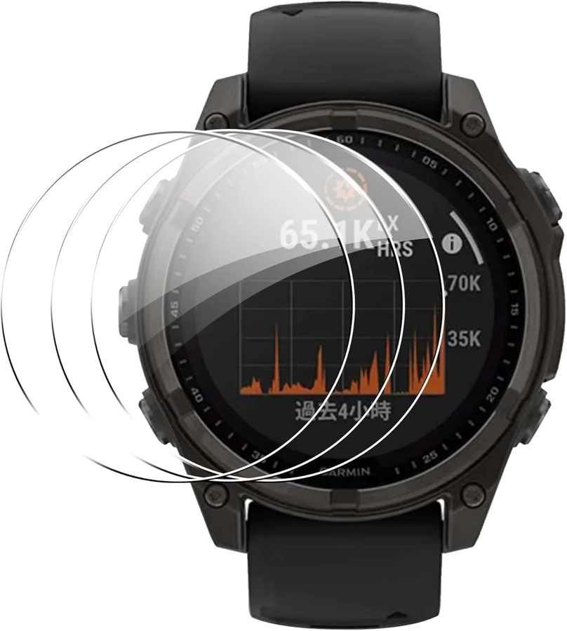 Hero Iand Schutzfilm für Garmin Fenix 8, Glas, transparent, Unisex - Bild 2