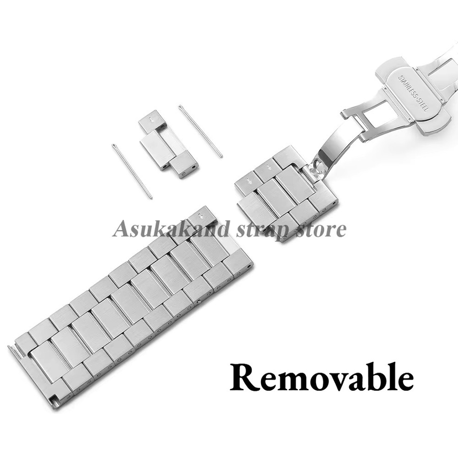 asukaband Uhrenarmband Edelstahl, Silber, Unisex - Bild 3