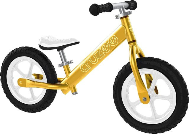 Lernlaufrad Cruzee Spezial Balance Bike aus Aluminium in Gelb - Bild 1