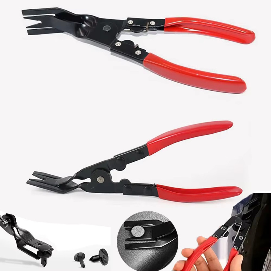 Besper Werkzeugset zur Demontage von Auto-Innenverkleidungen und Armaturenbrettern mit Clip-Zange und Schraubendreher - Bild 2