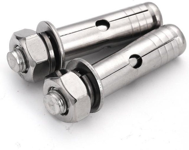 GearUp AutoMoto Spreizdübel aus 304 Edelstahl in Zink, Hohlraumdübel M12 x 80 mm - Bild 1