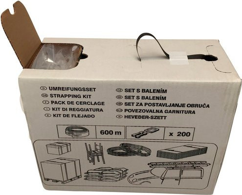 PACK POINT Umreifungsband aus Polypropylen in Schwarz, B/L: 33 x 16 cm - Bild 1