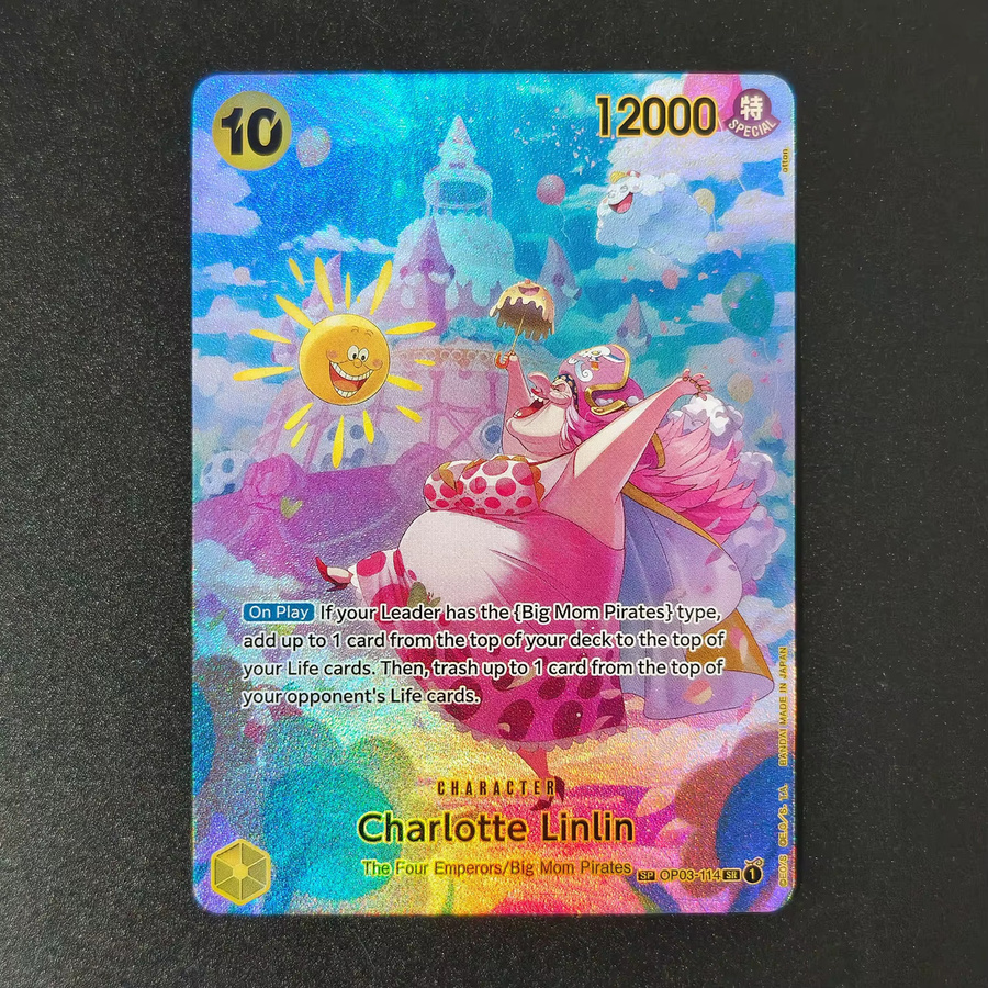 One Piece Proxy-Karte OP06 Wings of The Captain Sp-Karte, Englische Version, Texturierte und Holografische TCG Anime-Sammelkarte - Bild 3