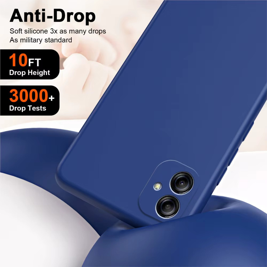 Stoßfeste Silikonhülle im Candy-Design für Samsung Galaxy A04, A04e, M04 und F04 in Multicolor - Bild 2
