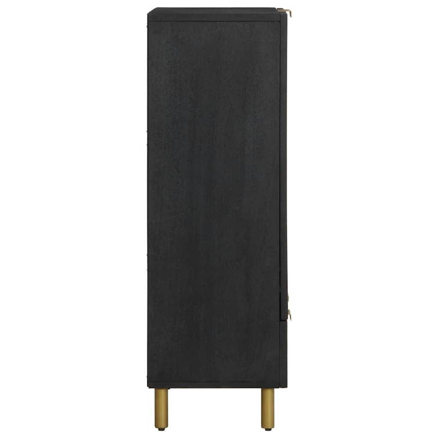vidaXL Highboard Schwarz aus Holzwerkstoff B/T/H: 60 x 33 x 100 cm - Bild 4