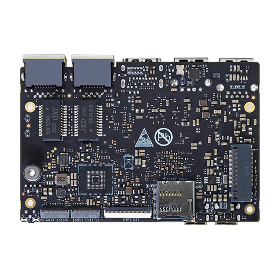 Banana Pi BPI-M5 Pro Entwicklungsboard mit Rockchip RK3576, 4GB LPDDR4, 64GB eMMC, ARM Mali G52 MC3 GPU und 6 TOPs in Schwarz - Bild 2