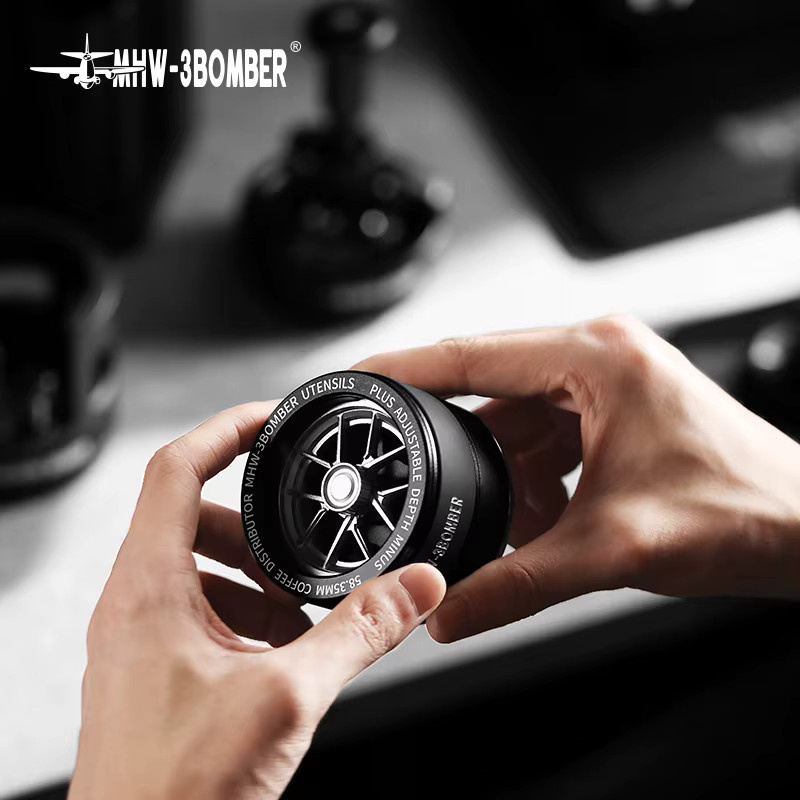 MHW-3BOMBER YU Serie Kaffeedistributur Espresso-Verteiler aus Edelstahl in Silber, 58 mm - Bild 4
