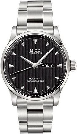 Mido Armbanduhr Automatik, Edelstahl, schwarzes Zifferblatt, 42 mm, Herren - Bild 1
