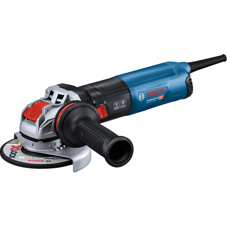 Bosch Professional Winkelschleifer GWX 14-125 S X-Lock mit 1400W und 125mm Scheibendurchmesser in Blau/Schwarz - Bild 2
