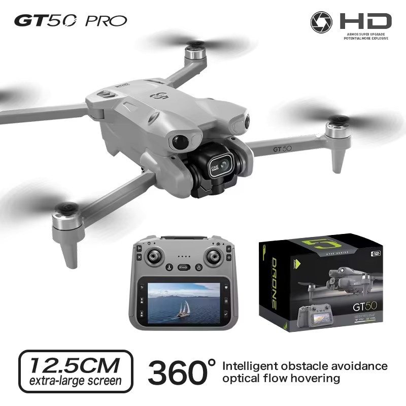 BOALZETD 2026GT50 GPS Drohne 8K Professionelle FPV Quadcopter mit Laser Hindernisvermeidung in Grau - Bild 5