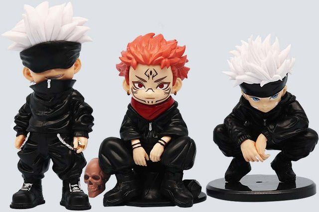 Bandai Jujutsu Kaisen Anime Figuren Set mit Satoru Gojo und Sukuna in Multicolor - Bild 1