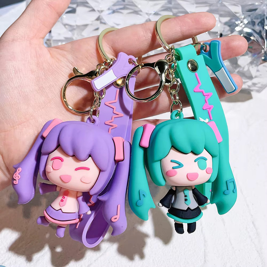 Bandai Hatsune Miku Actionfiguren Schlüsselanhänger, Rosa, Einzelfigur - Bild 1