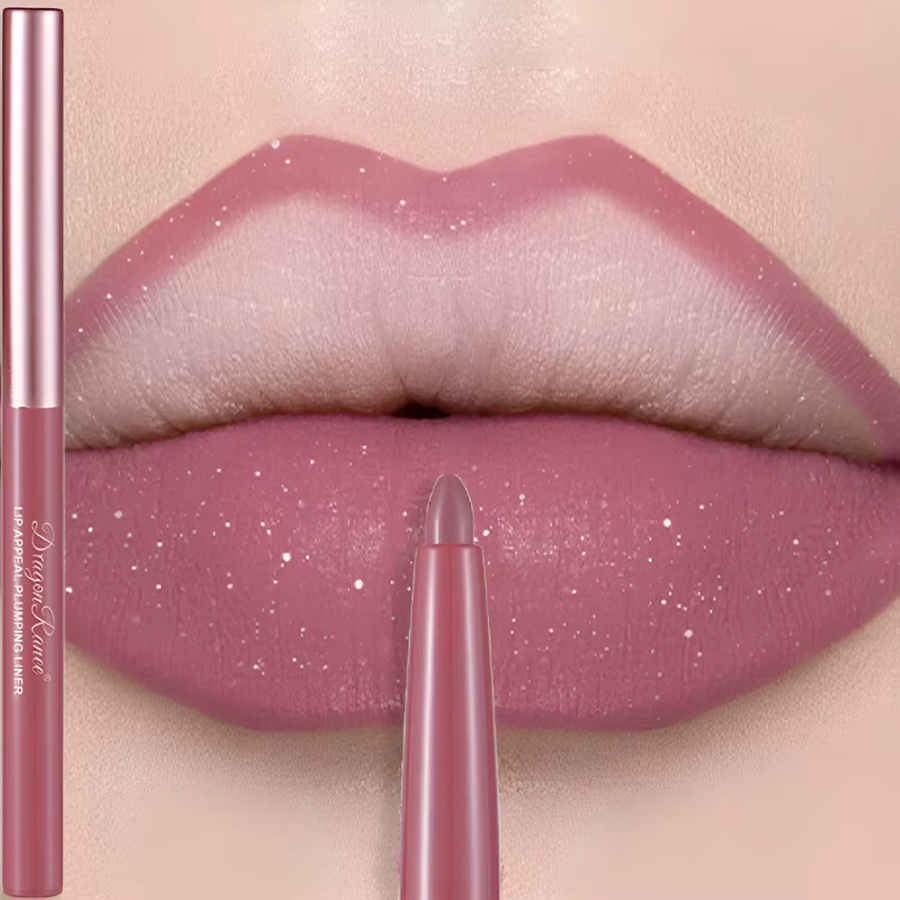 Lippenstift Lippenkonturenstift, Nude Bohnenpaste-Rot, Matt, Wasserfest - Bild 2