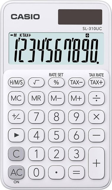 CASIO Taschenrechner SL-310UC-WE in Weiß - Bild 1