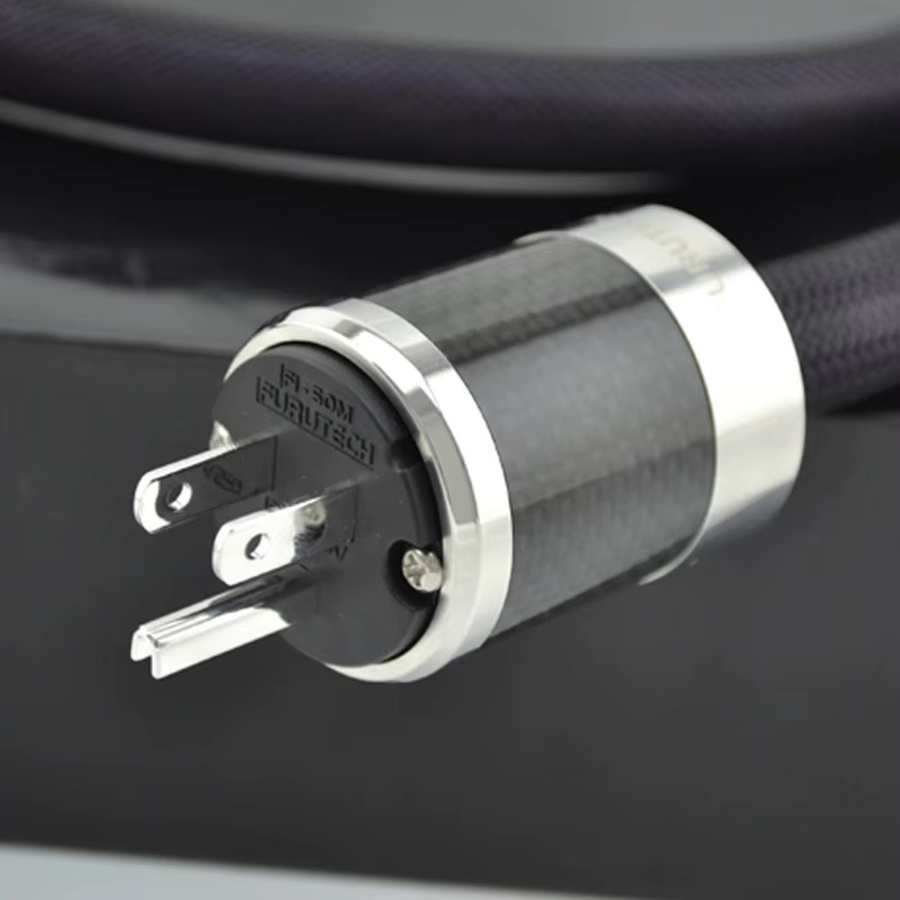Furutech Alpha PS-950 HiFi Schuko Netzkabel mit Rhodium und Carbon Fiber in Schwarz - Bild 5