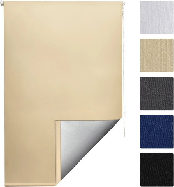 Sol Royal SolReflect T42 Thermorollo Creme B: 70 cm, H: 220 cm - Bild 1