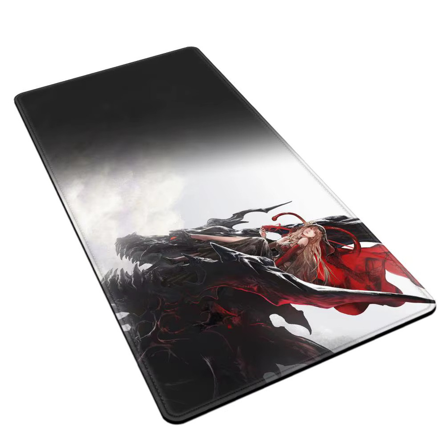HYBXAXC Final Fantasy Schreibtischunterlage und Mauspad in Schwarz und Multicolour - Bild 4