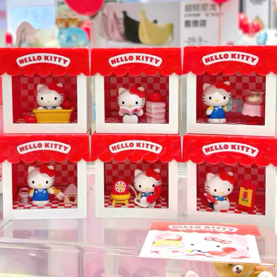 Sanrio Hello Kitty Niedliches Haus Micro Box Blind Box Figur, Einzelfigur - Bild 3