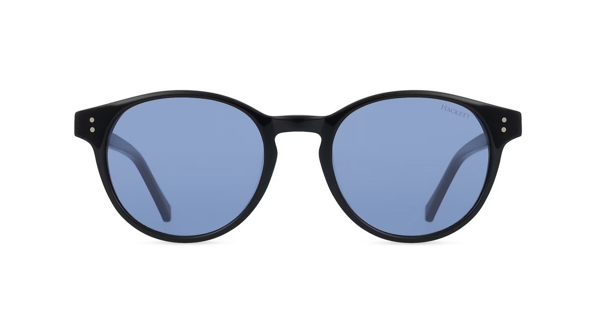 Hackett HE 920 Sonnenbrille Panto, Vollrand, Kunststoff, schwarz, Herren - Bild 1