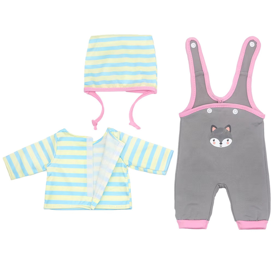 LIN KUN 14-Zoll-Puppen-Outfit-Set mit Fuchsmuster, Puppenkleidungszubehör - Bild 2