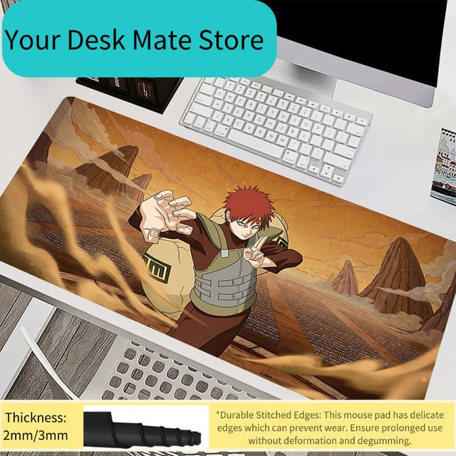 Bandai Naruto Gaara Gaming Mauspad Multicolor Rutschfeste Schreibtischmatte - Bild 1