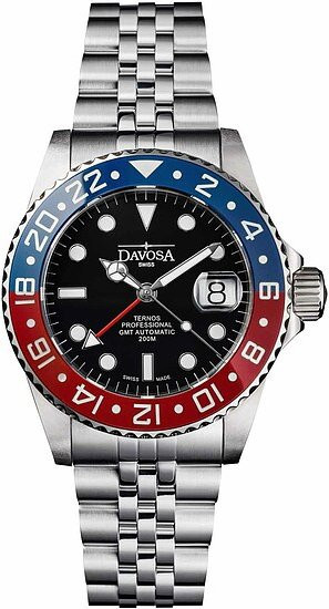 Davosa Armbanduhr Ternos Professional GMT, Automatik, Edelstahl, 42 mm, Herren - Bild 1